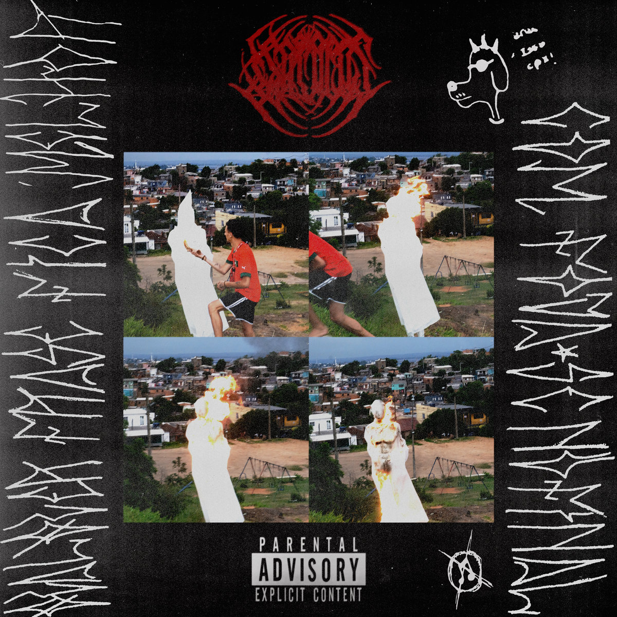 Capa do álbum qualquer frase fica melhor com foda-se no final
